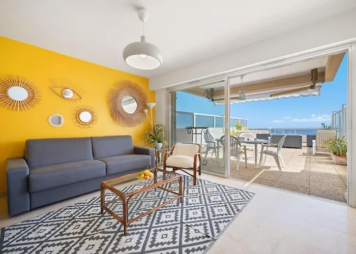 Le Neptune - Vue Mer - Grande Terrasse - Parking Prive